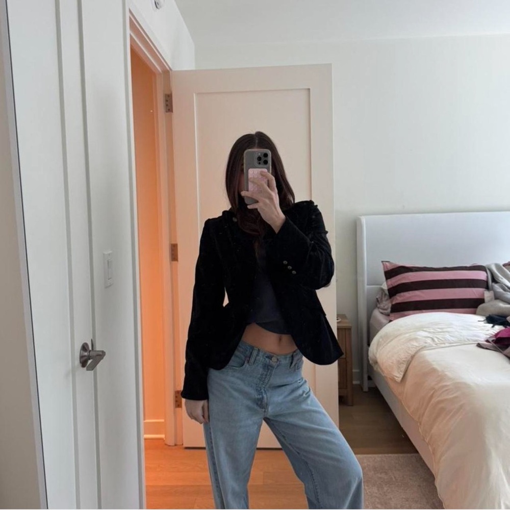 Lujj Vintage Black Military Blazer Jacket